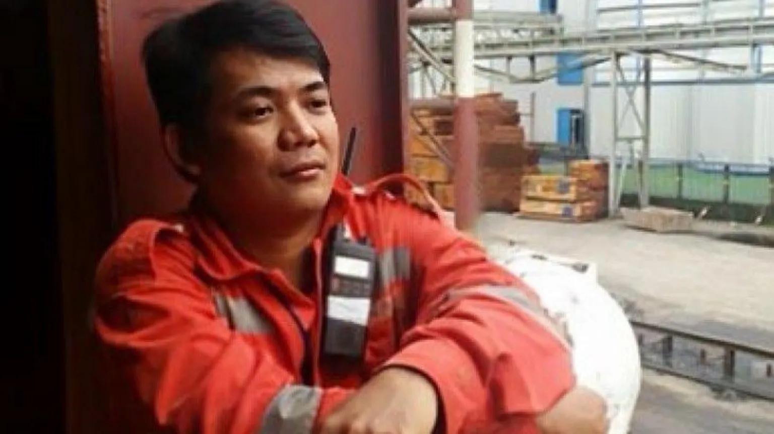 遇难船员马克·安吉洛·佩尔尼亚的工作照